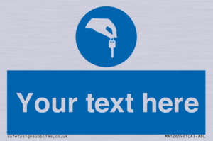 Custom Mandatory Keys Sign